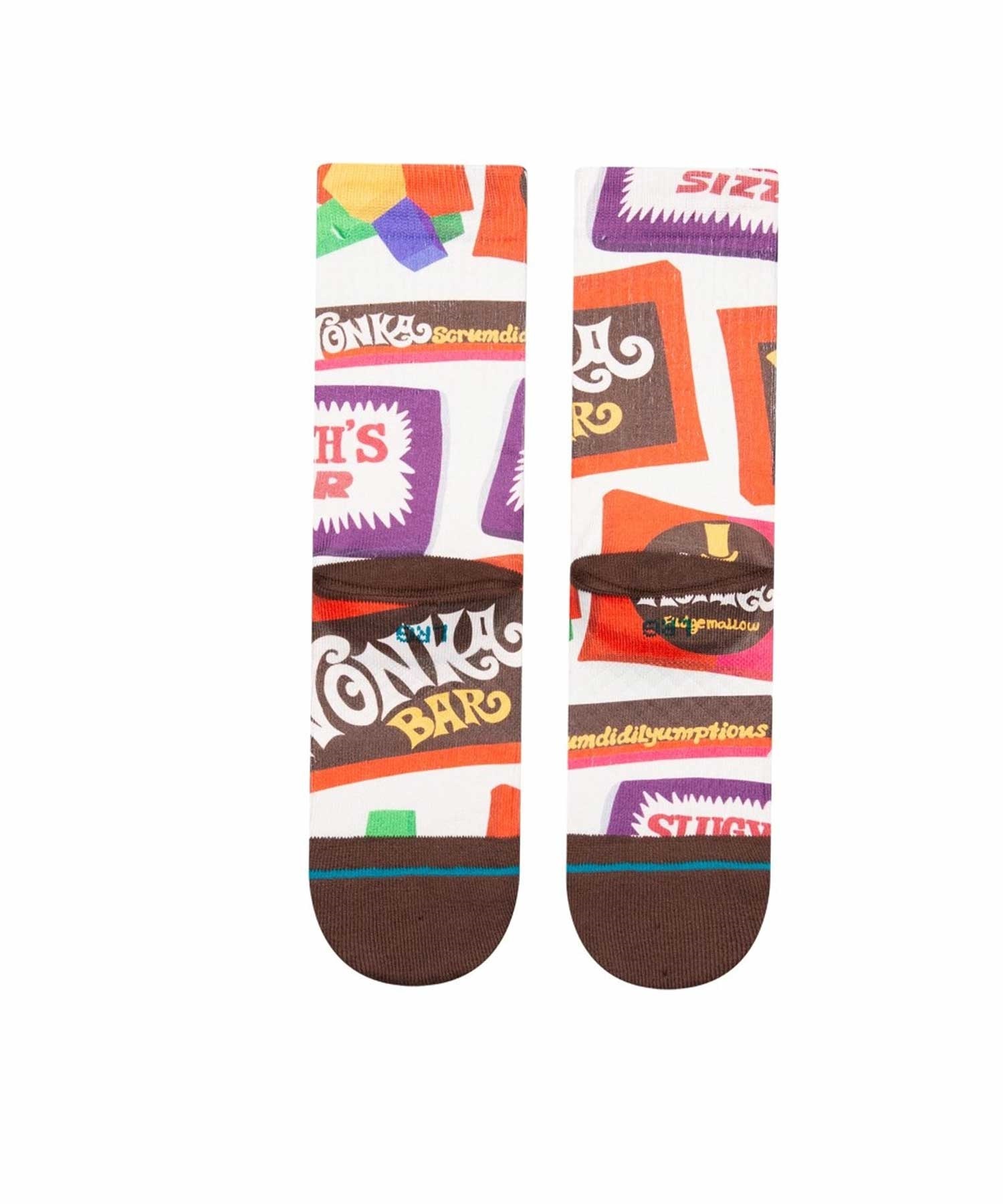 STANCE スタンス キッズ ジュニア ソックス 靴下 WONKA BARS KIDS K556A24WON#BRN(BROWN-L)