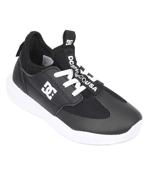 DC SHOE ディーシーシュー KS MODIF キッズ スニーカー ローカット シューズ スリッポン DK234601 BKW(BKW-17.0cm)