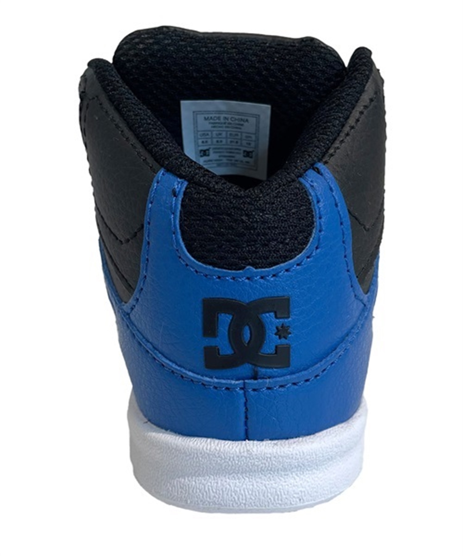 DC SHOE ディーシーシュー TS PURE HIGH-TOP SE UL SN キッズ シューズ スニーカー ハイカット ブラック×ブルー DT234602 BLB(BLB-12.0cm)