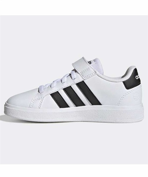 adidas アディダス GRAND COURT 2.0 GW6521 キッズ 靴 シューズ スニーカー 運動靴 17.0cm～24.0cm JX3 J1(WTBK-17.0cm)