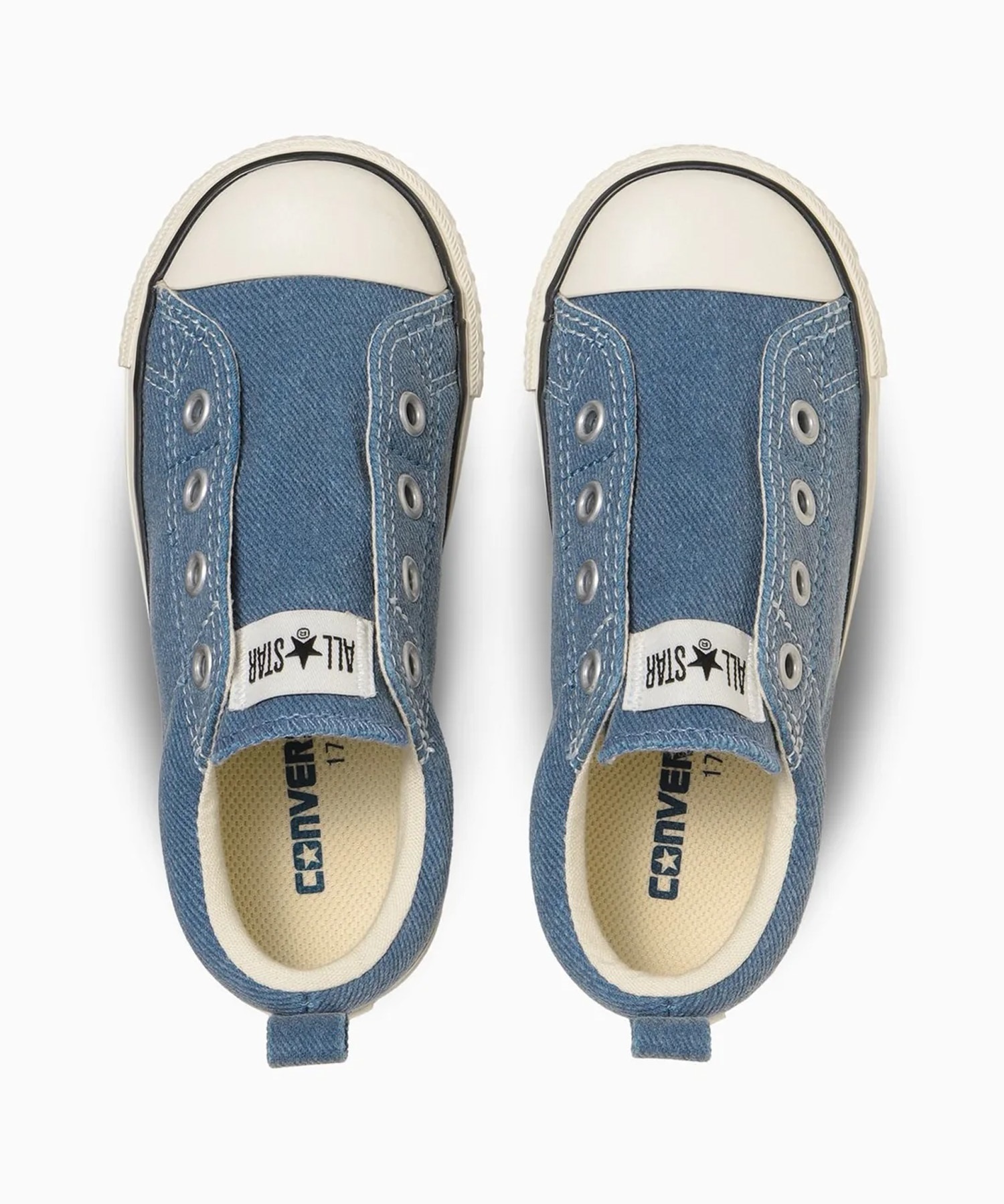 CONVERSE コンバース CHILD ALL STAR N DENIM SLIP OX チャイルド オールスター Ｎ デニム スリップ OX キッズ シューズ スニーカー 37302930(BL/WT-16.0cm)