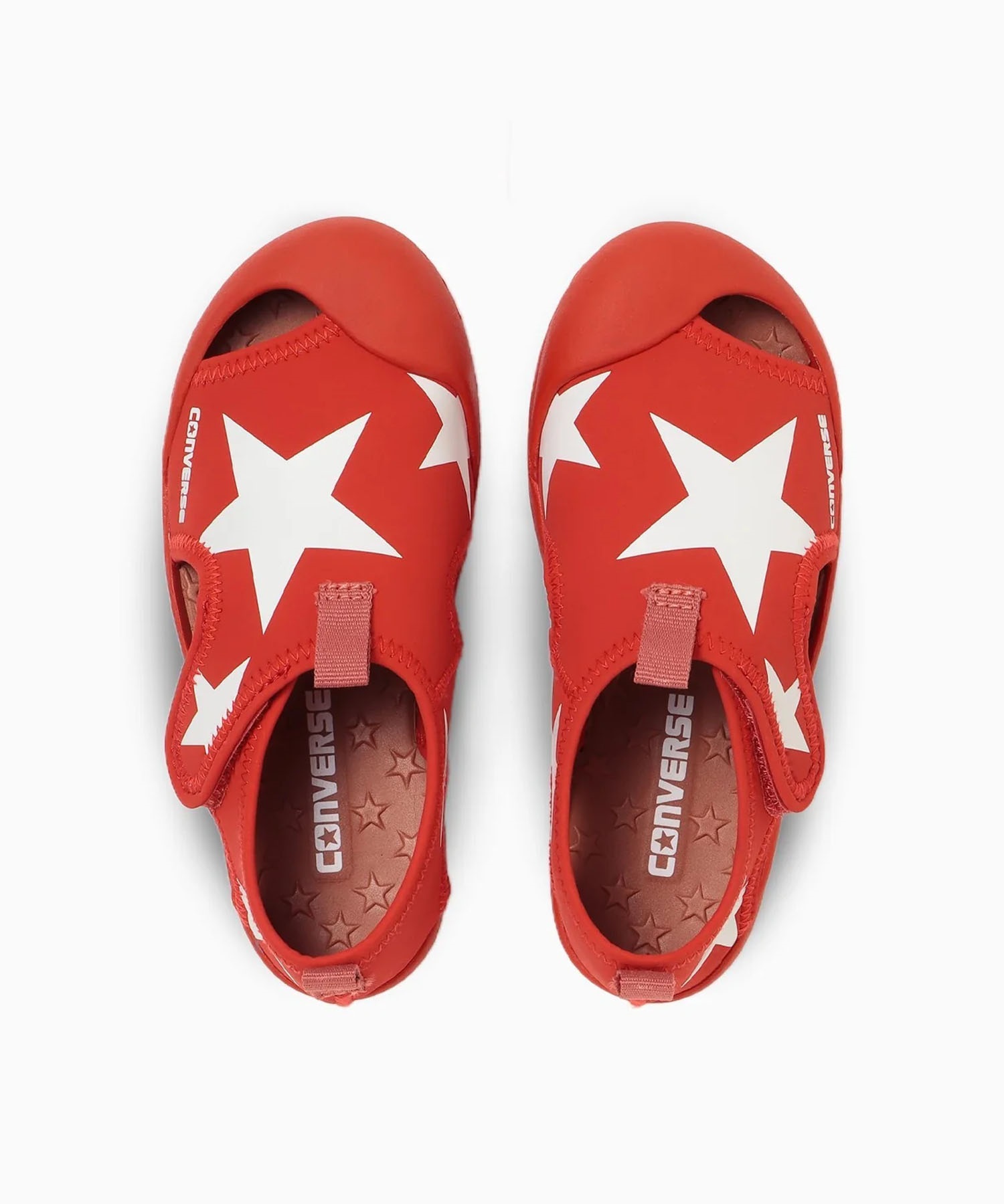 CONVERSE コンバース KID'S CVSTAR SANDAL キッズ サンダル シューズ 星 スター 37303000(RD/WT-13.0cm)