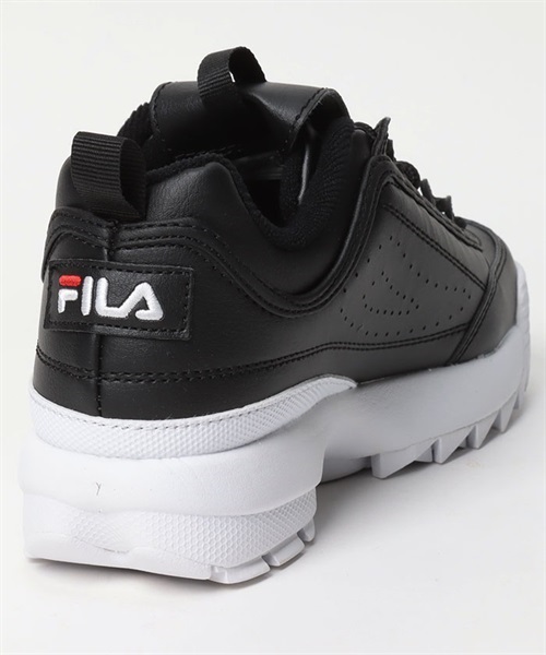 FILA/フィラ キッズ スニーカー　ディスラプター2 PS 3FM00648-014(B/W/R-18.0cm)