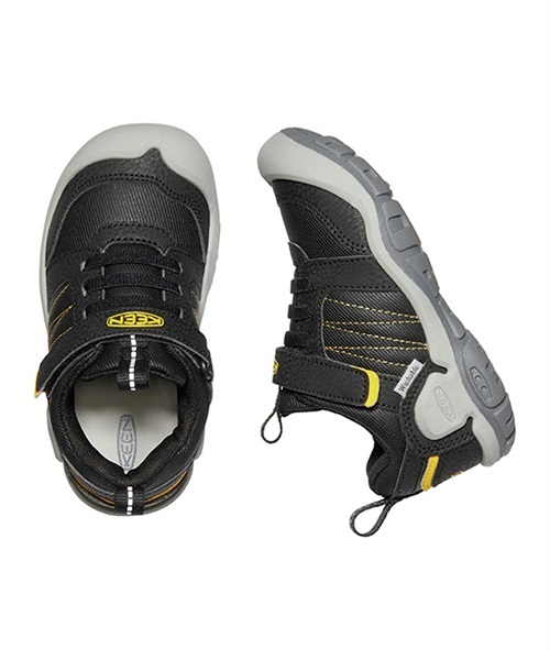 KEEN キーン KNOCH PEAK ノッチ ピーク 1025904 キッズ ジュニア シューズ スニーカー 15.0～19.5cm II3 J25(BlackKEENYellow-15.0cm)