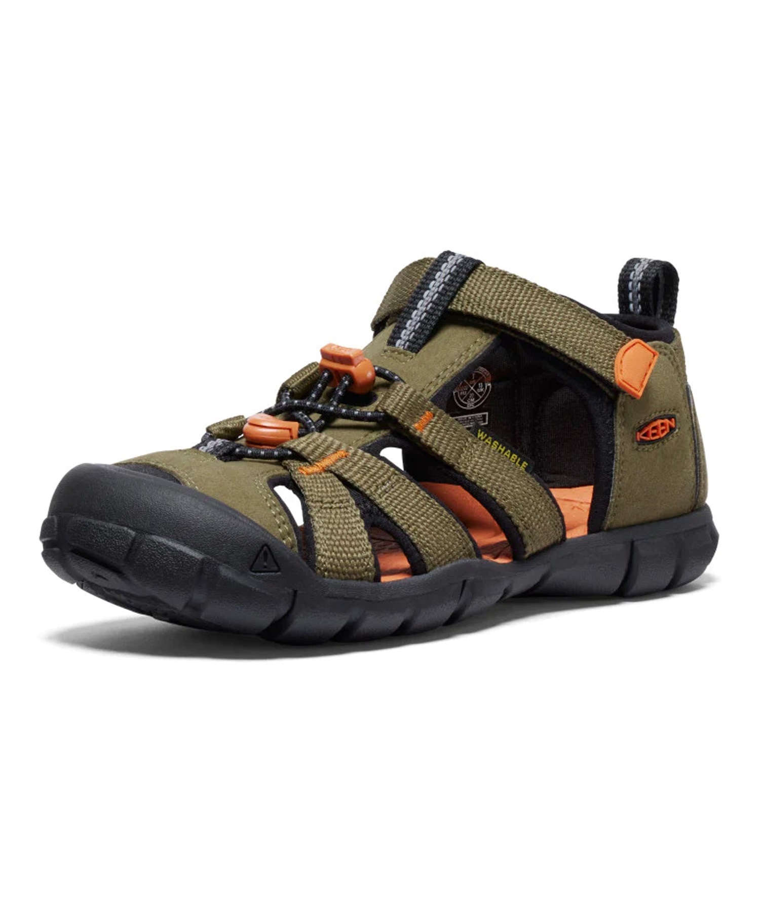 KEEN キーン SEACAMP II CNX ビッグキッズ シーキャンプ ツー シーエヌエックス サンダル キッズ アウトドアシューズ 1028851(DOGF-20.0cm)