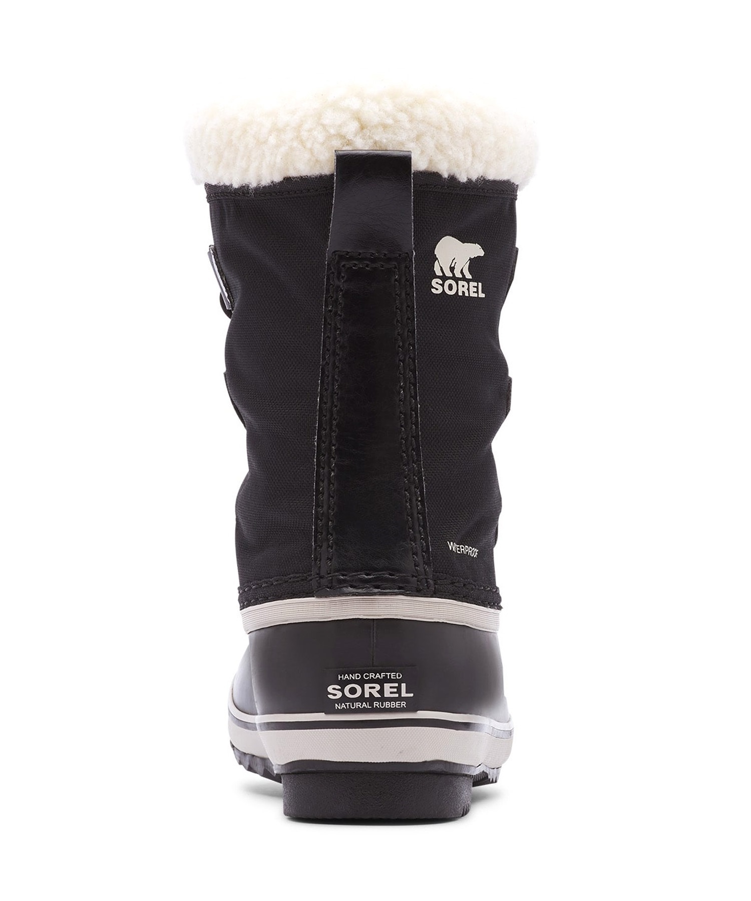 SOREL/ソレル YOOT PAC NYLON WP ユート パックナイロン ウォータープルーフ キッズ ウィンターブーツ 防水 ブラック NY1962 010(010-19.0cm)