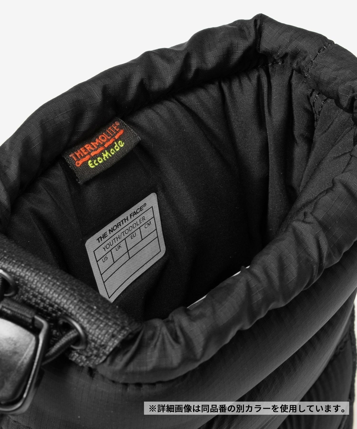 THE NORTH FACE/ザ・ノース・フェイス K Nuptse Bootie WP ヌプシ ブーティ ウォータープルーフ キッズ ウィンターブーツ 防水 ウールブラック NFJ52287 WK(WK-17.0cm)