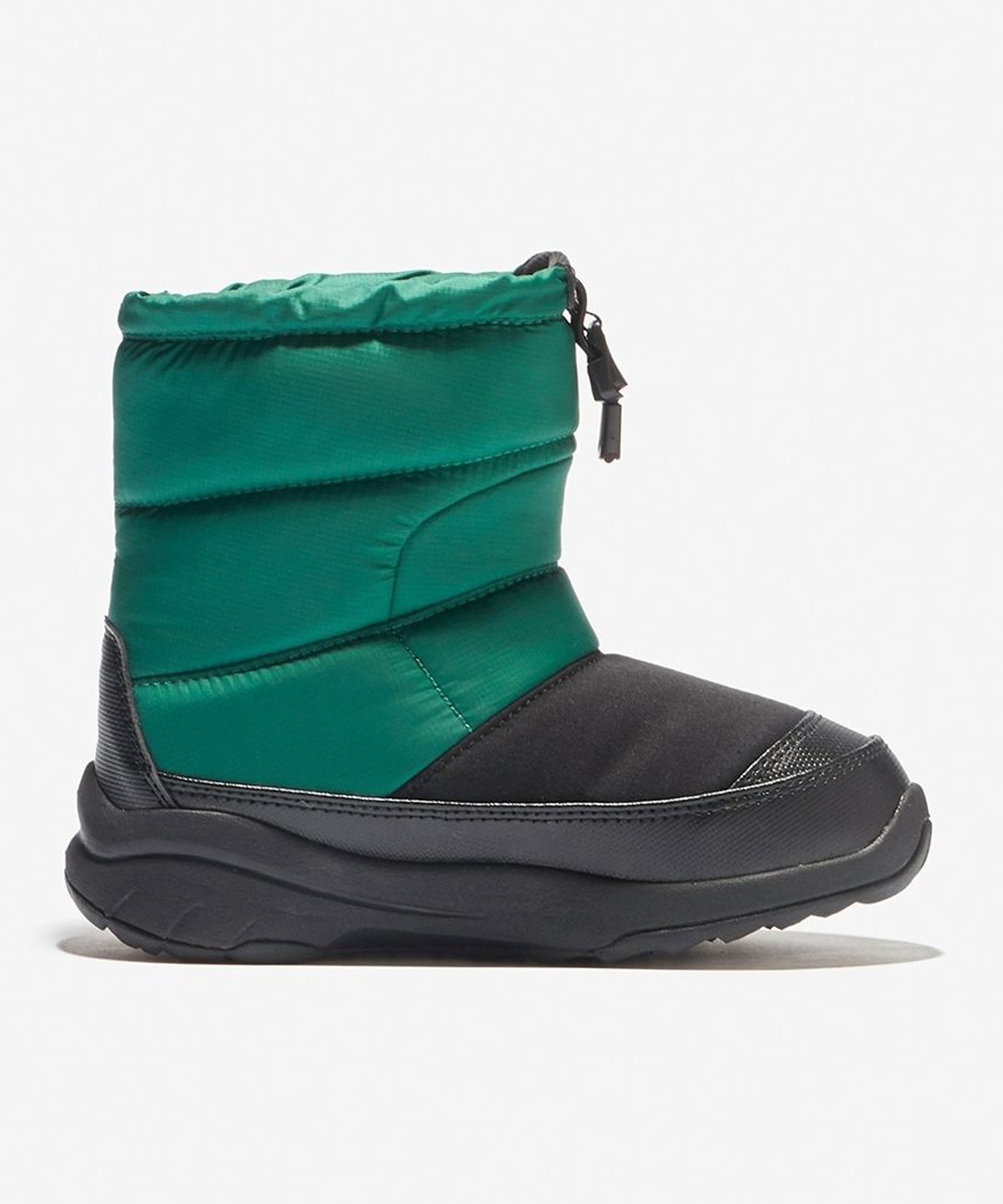 THE NORTH FACE/ザ・ノース・フェイス K Nuptse Bootie VII ヌプシ ブーティ VI キッズ ウィンターブーツ 防水 グリーン NFJ52288 FK(FK-14.0cm)