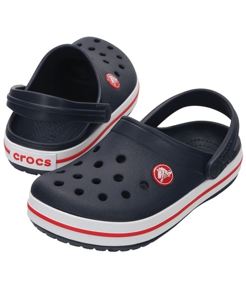 CROCS クロックス KIDS CROCBAND CLOG キッズ クロックバンド クロッグ 204537-485 キッズ ジュニア 靴 サンダル II1 A27(NVRD-14.0cm)