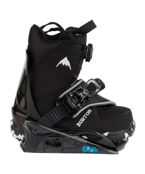 BURTON  スノーボード バインディング ビンディング キッズ Kids' Grom Disc Snowboard Bindings 23-24モデル(Black-M)