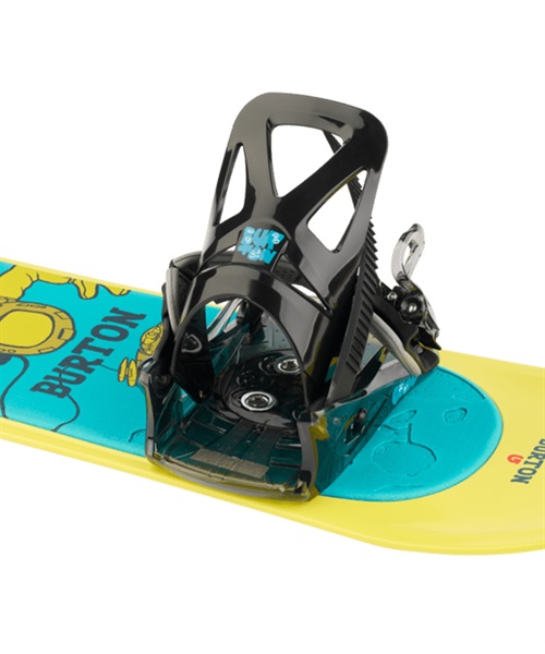 BURTON  スノーボード バインディング ビンディング キッズ Kids' Grom Disc Snowboard Bindings 23-24モデル(White-M)