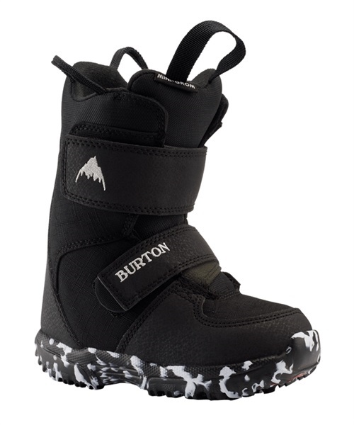 BURTON バートン スノーボード ブーツ キッズ Toddlers' Mini Grom Snowboard Boots 10645103001 23-24モデル(Black-15.5cm)