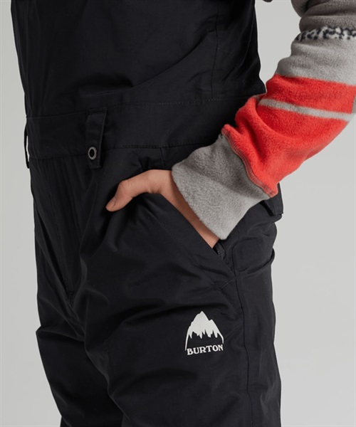 BURTON バートン スノーボード ウェア パンツ キッズ Kids' Skylar 2L Bib Pants 17150104001 23-24モデル(TrueBlack-S)