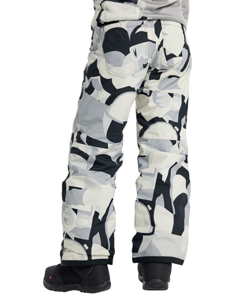 BURTON バートン スノーボード ウェア パンツ キッズ Boys' Barnstorm 2L Pants 20552105 23-24モデル(TrueBlackCosmoblock-XS)