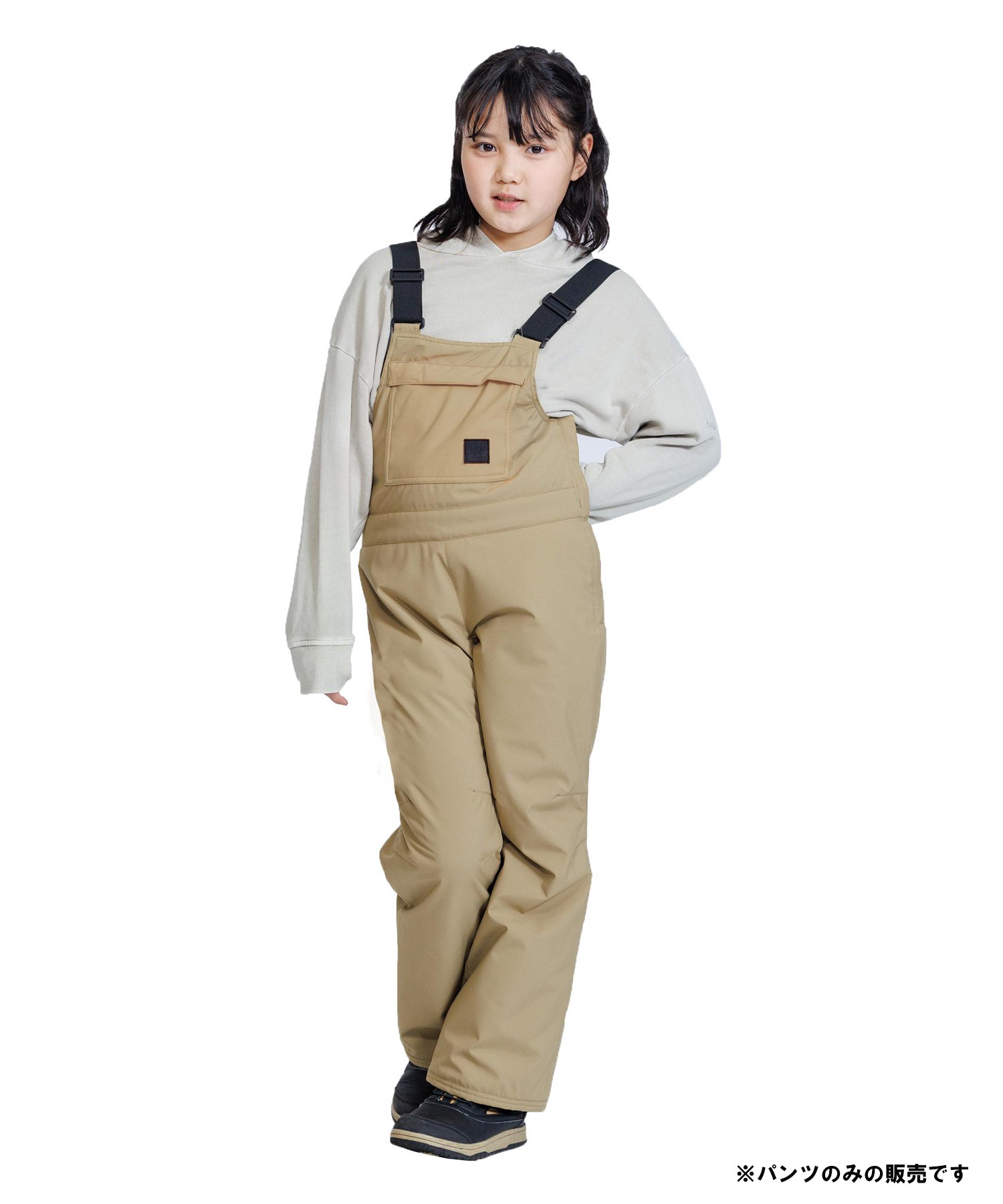 スノーボード ウェア パンツ キッズ RESEEDA レセーダ KID'S WORK BIB REP56404 23-24モデル ムラサキスポーツ KK I21(KHAKI-130cm)