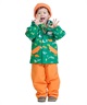 スノーボード ウェア 2点セット キッズ RESEEDA レセーダ TODDLER SUIT RES56005 23-24モデル ムラサキスポーツ KK I21(GRNORN-100cm)