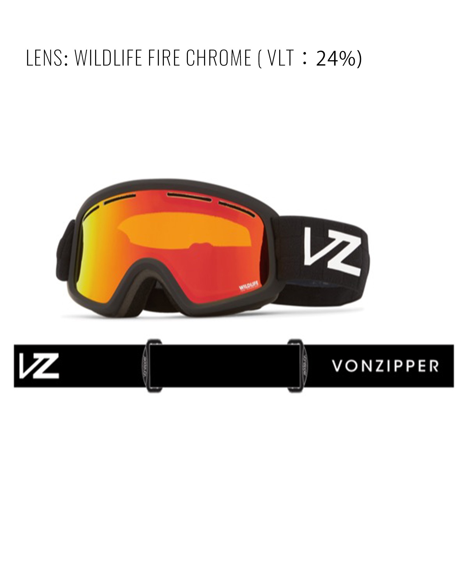 スノーボード ゴーグル ユニセックス VONZIPPER ボンジッパー BD21K-706 ムラサキスポーツ 23-24モデル KX3 L15(BFC-F)