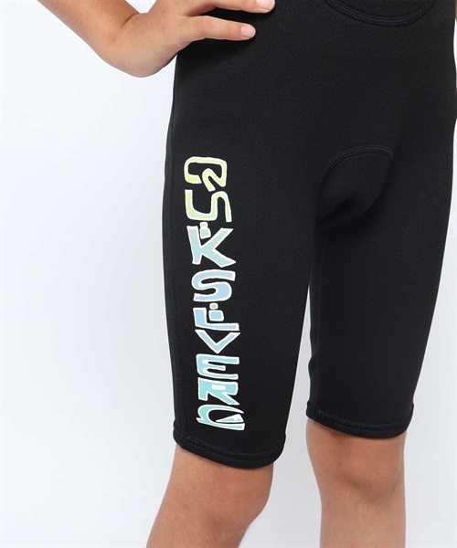 新品 QUIKSILVER クイックシルバー 子供用ウエットスーツ 120 QUIKSILVER クイックシルバー EDAY SS 2.5X2mm KWT231702 バックジップ
