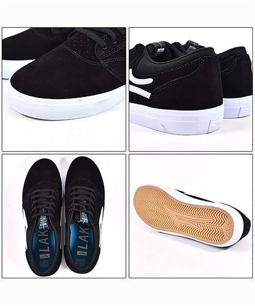 LAKAI ラカイ GRIFFIN グリフィン OSLKCLGRBKS BLACK メンズ シューズ バルカナイズソール ムラサキスポーツ KK1 C11(BLACK-26.0cm)