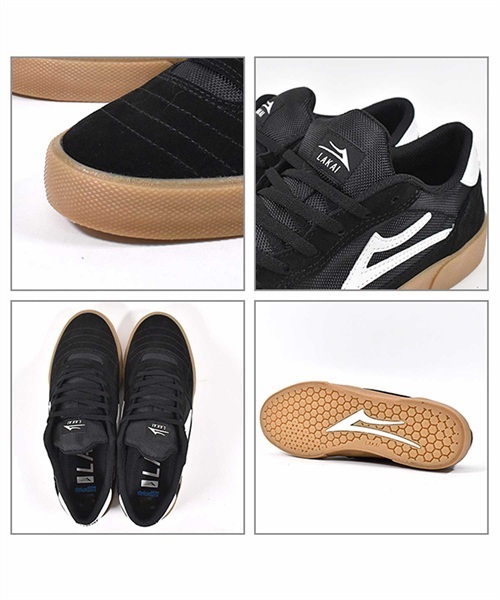 LAKAI ラカイ CAMBRIDGE OSLK203110CA メンズ シューズ ムラサキスポーツ II1 C13(BLACKGUM-26.0cm)