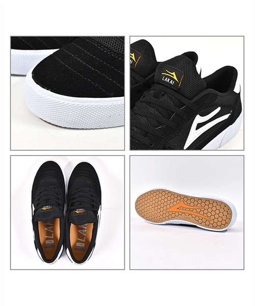 LAKAI ラカイ  CAMBRIDGE OSLKCLCBBKWS メンズ シューズ KK1 C13(BLACKWHITE-26.0cm)