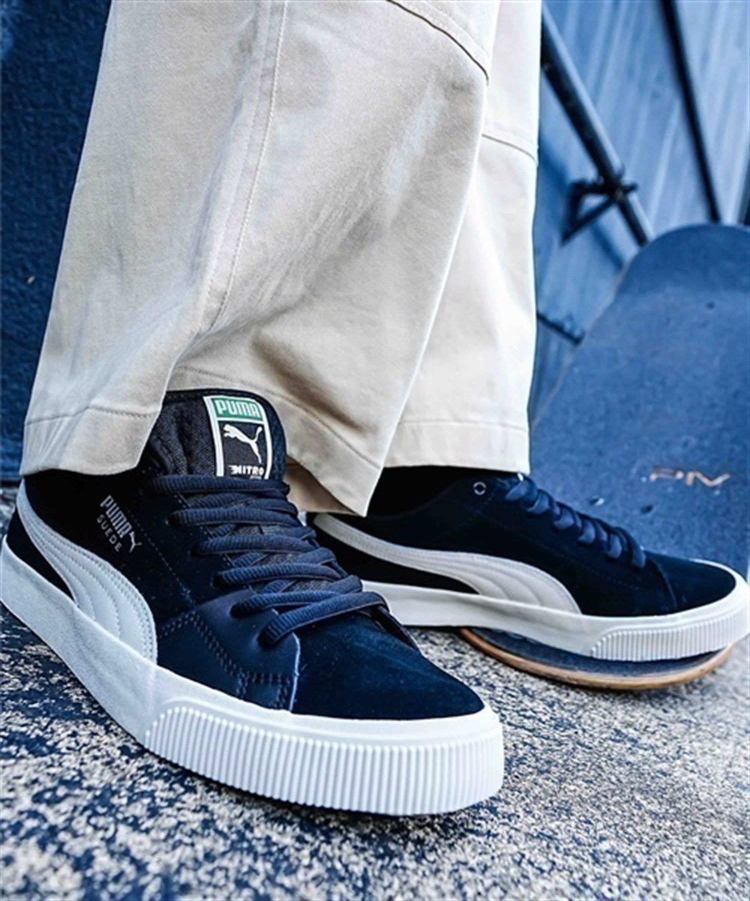 PUMA SKATEBOARDING プーマ スケートボーディング SUEDE SKATE NITRO OG スウェード スケート ニトロ オージー 386600 シューズ スニーカー KX1 A1(01-22.0cm)