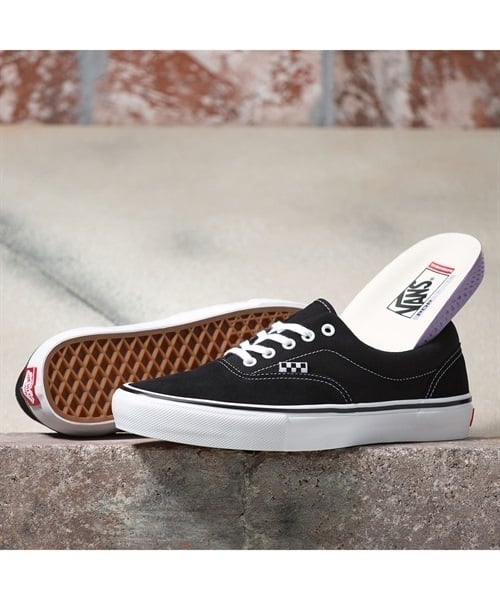 VANS/バンズ スケシュー SKATE ERA スケート エラ 0142901303101(BK/WT-26.0cm)