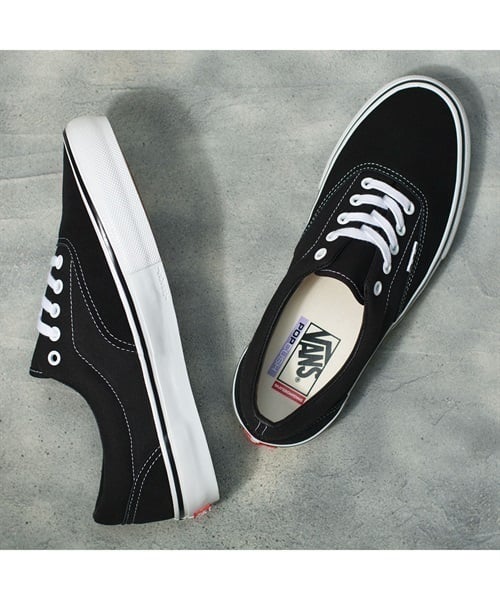 VANS/バンズ スケシュー SKATE ERA スケート エラ 0142901303101(BK/WT-26.0cm)