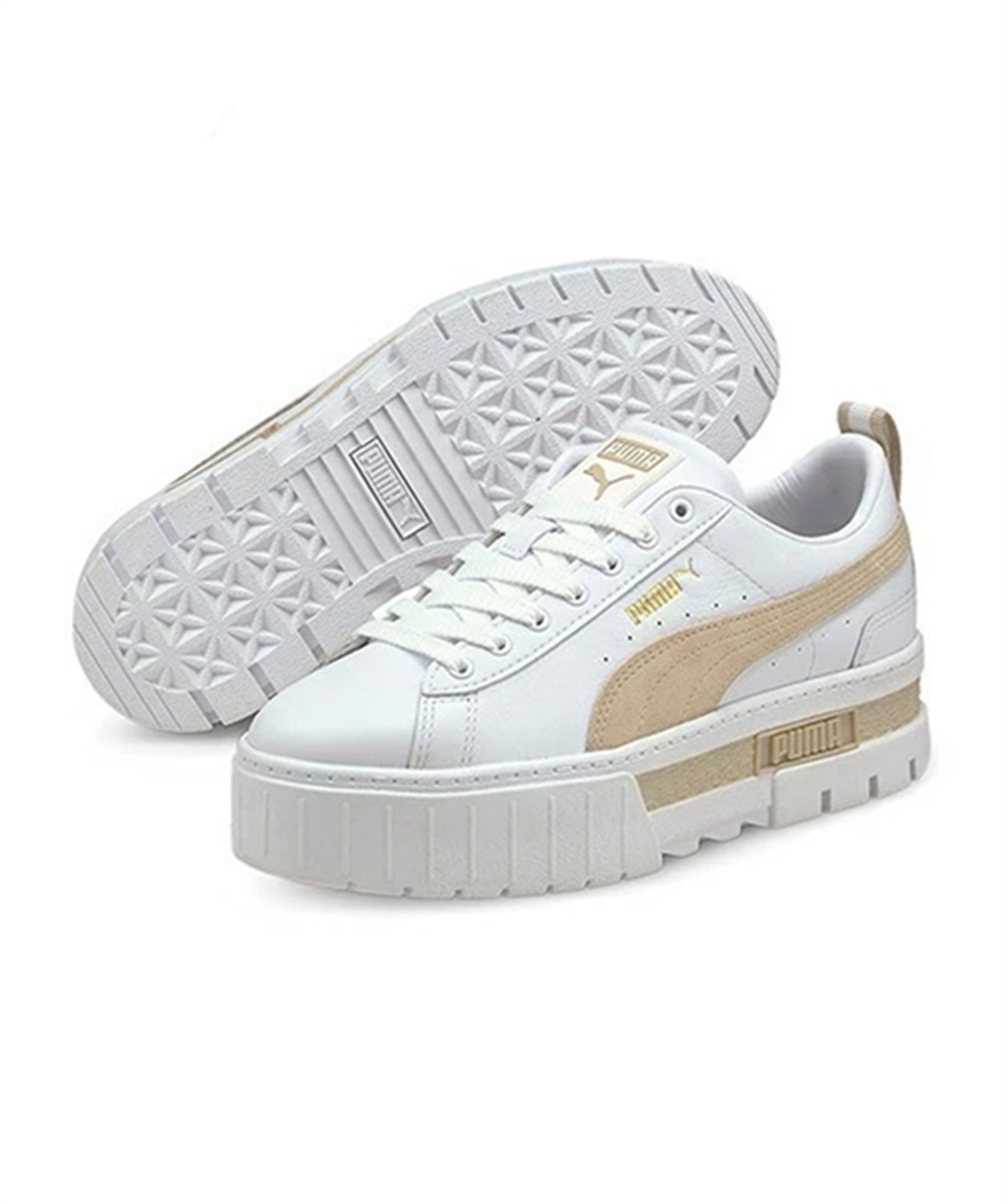 PUMA プーマ MAYZE LEATHER メイズ レザー 381983-02 レディース シューズ スニーカー KX1 A17(02-23.0cm)