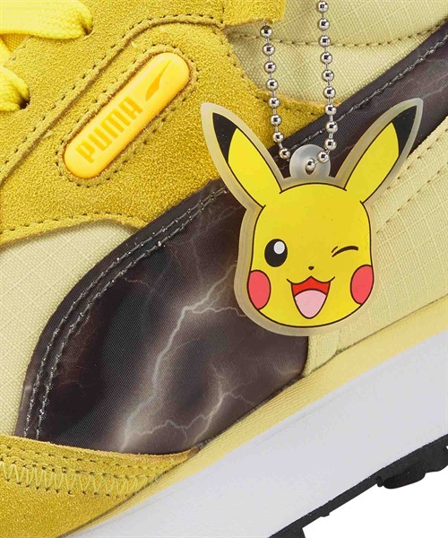 PUMA プーマ PUMA x POKEMON RIDER FV PIKACHU ライダー FV ピカチュウ 387688 シューズ スニーカー ユニセックス ポケモン コラボ K1S K9(01-22.0cm)