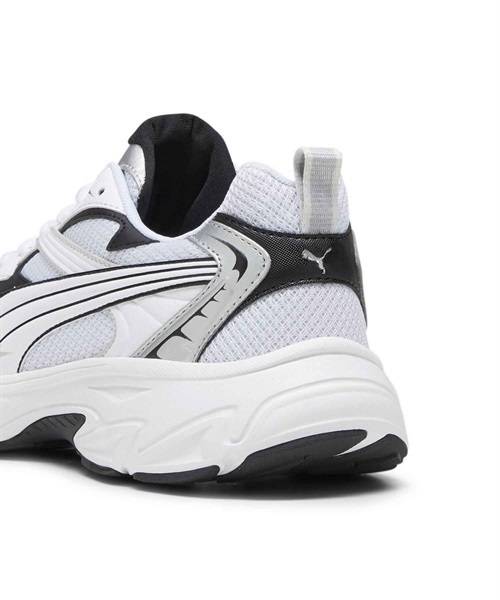 Ma（╹◡╹）　ストライプ柄ホワイト&ライトグレー(2枚)200×230 PUMA/プーマ モーフィック BASE スニーカー アウトドア 軽量 392982-02