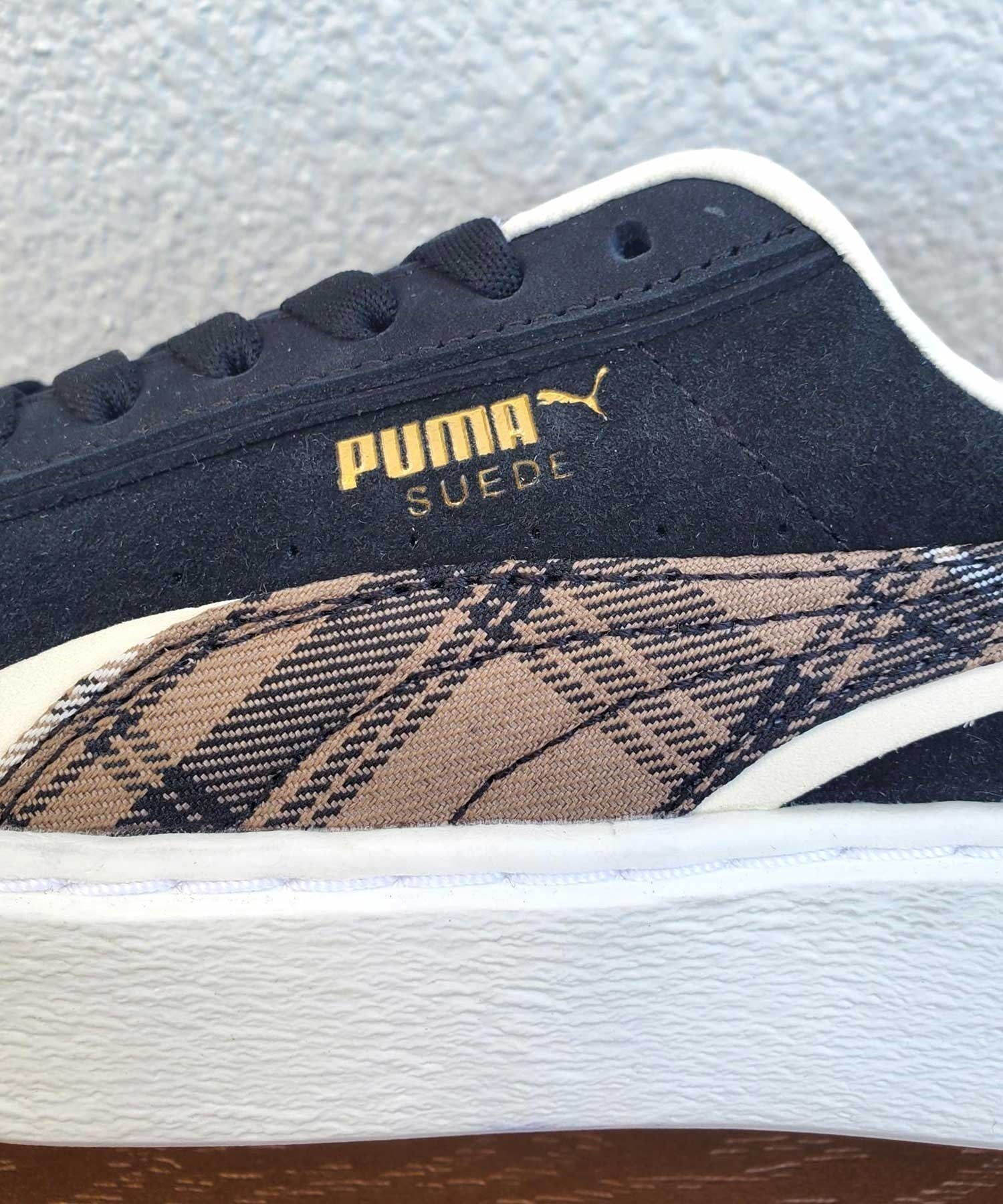 PUMA/プーマ スウェード プラットフォーム プレイド Wns レディース 厚底 395228 ムラサキスポーツ限定(01-23.0cm)