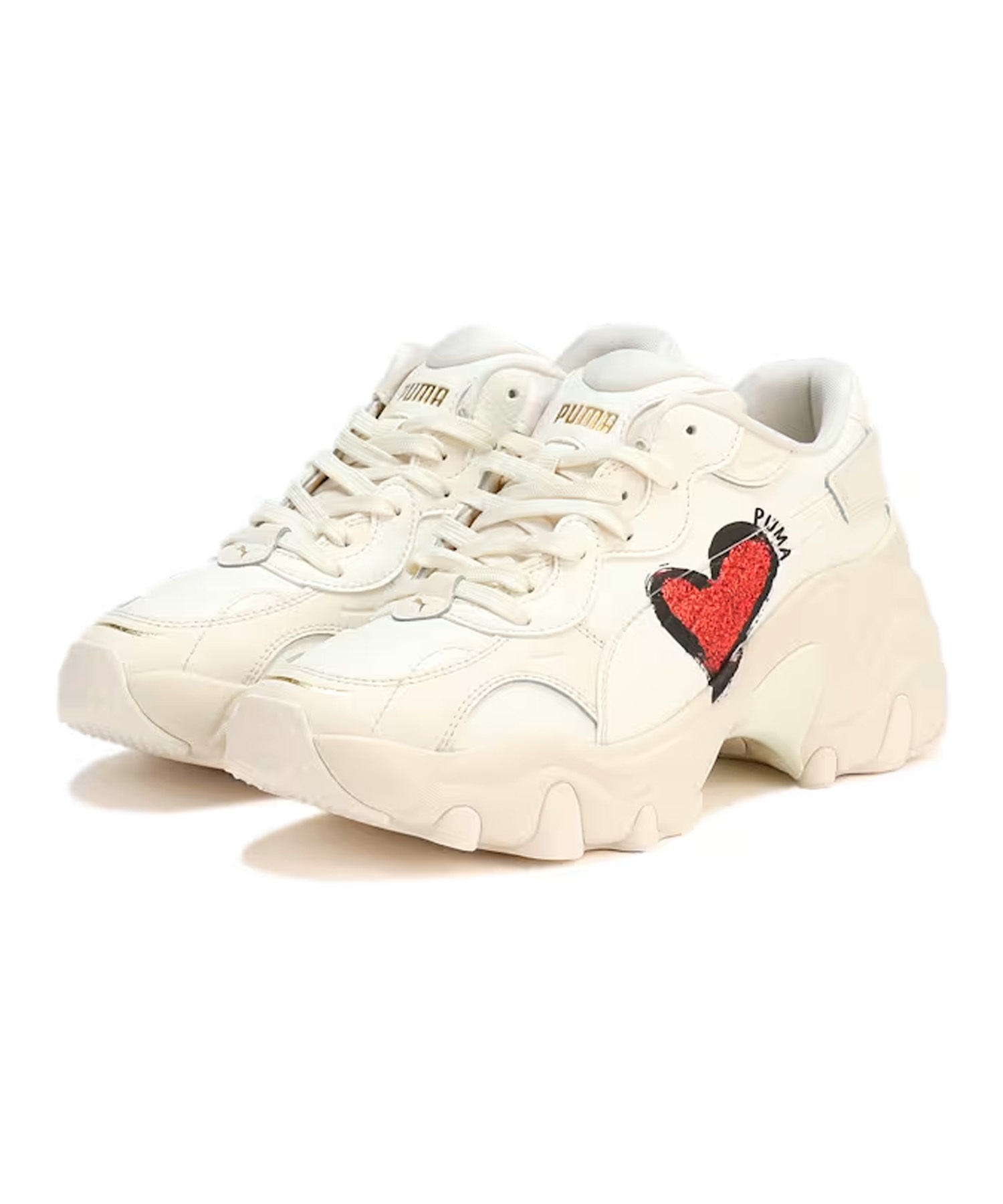 プーマ｜PUMA レディース 通販 PUMA プーマ HYPNOTIC LS レディーススニーカー 厚底(ヒプノティックLS) 395295 01  パティ/アルパインスノー[2731_4][2731_6][2750_9][2750_6] | アスビーASBee公式通販/アスビーオンラインショップ