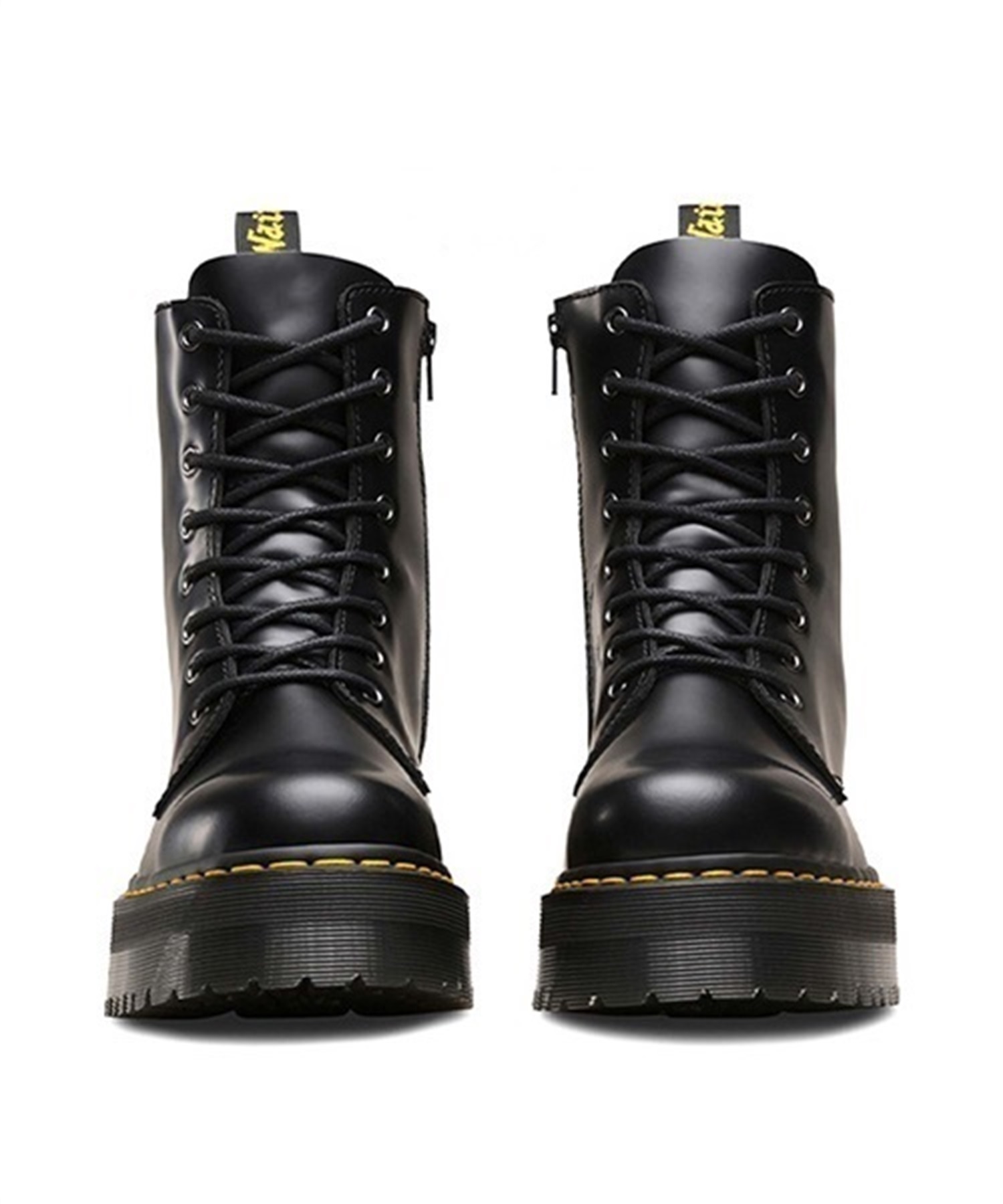 Dr Martens ドクターマーチン JADON 8 ホールブーツ 15265001 ショートブーツ 厚底 サイドジップ ワークブーツ KK3 H8(BLACK-23.0cm)