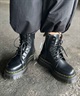 Dr Martens ドクターマーチン JADON 8 ホールブーツ 15265001 ショートブーツ 厚底 サイドジップ ワークブーツ KK3 H8(BLACK-22.0cm)