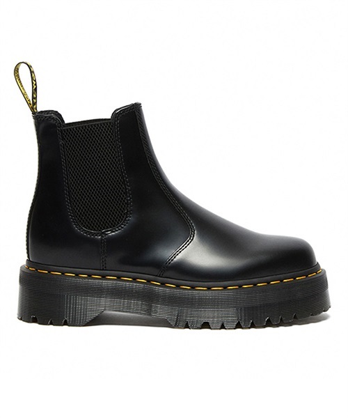 Dr Martens ドクターマーチン 2976 QUAD チェルシーブーツ 24687001 メンズ レディース ユニセックス サイドゴア ブーツ ムラサキスポーツ KK3 H16(BLACK-22.0cm)