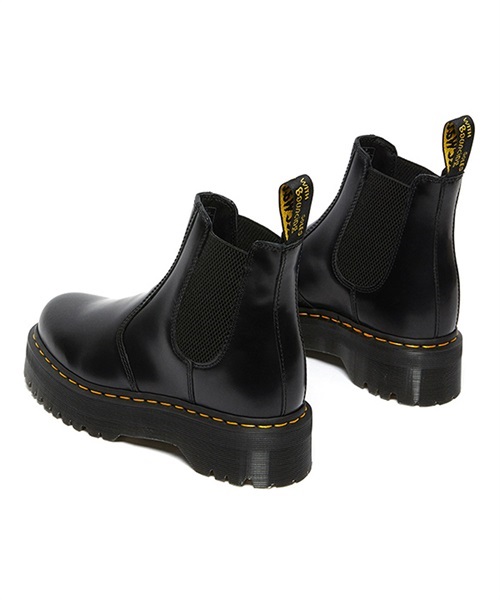 Dr Martens ドクターマーチン 2976 QUAD チェルシーブーツ 24687001 メンズ レディース ユニセックス サイドゴア ブーツ ムラサキスポーツ KK3 H16(BLACK-22.0cm)