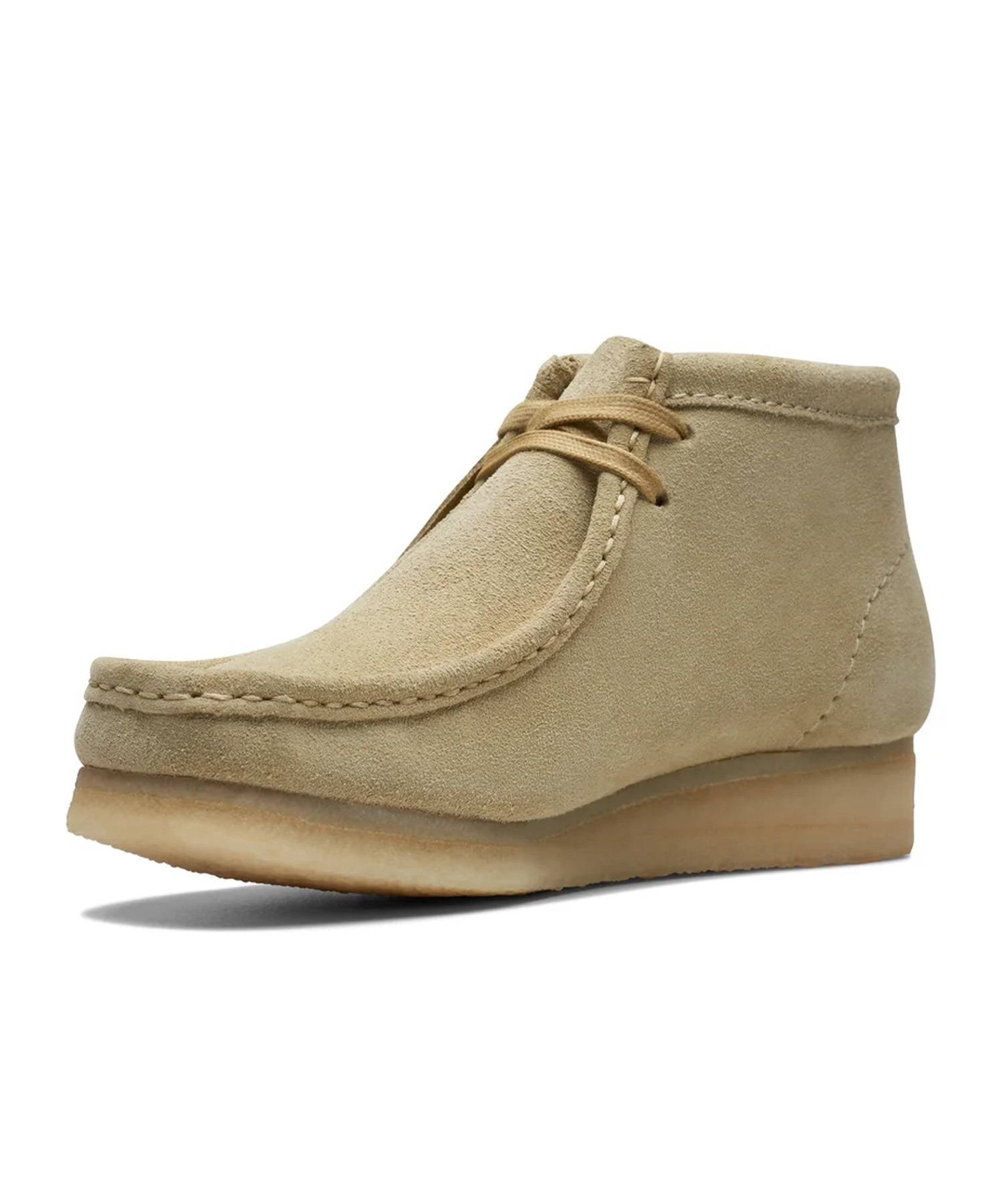 Clarks Originals/クラークス オリジナルス Wallabee Boot レディース ワラビーブーツ モカシン デッキシューズ メープルスエード 26155520(MAPLE-23.0cm)