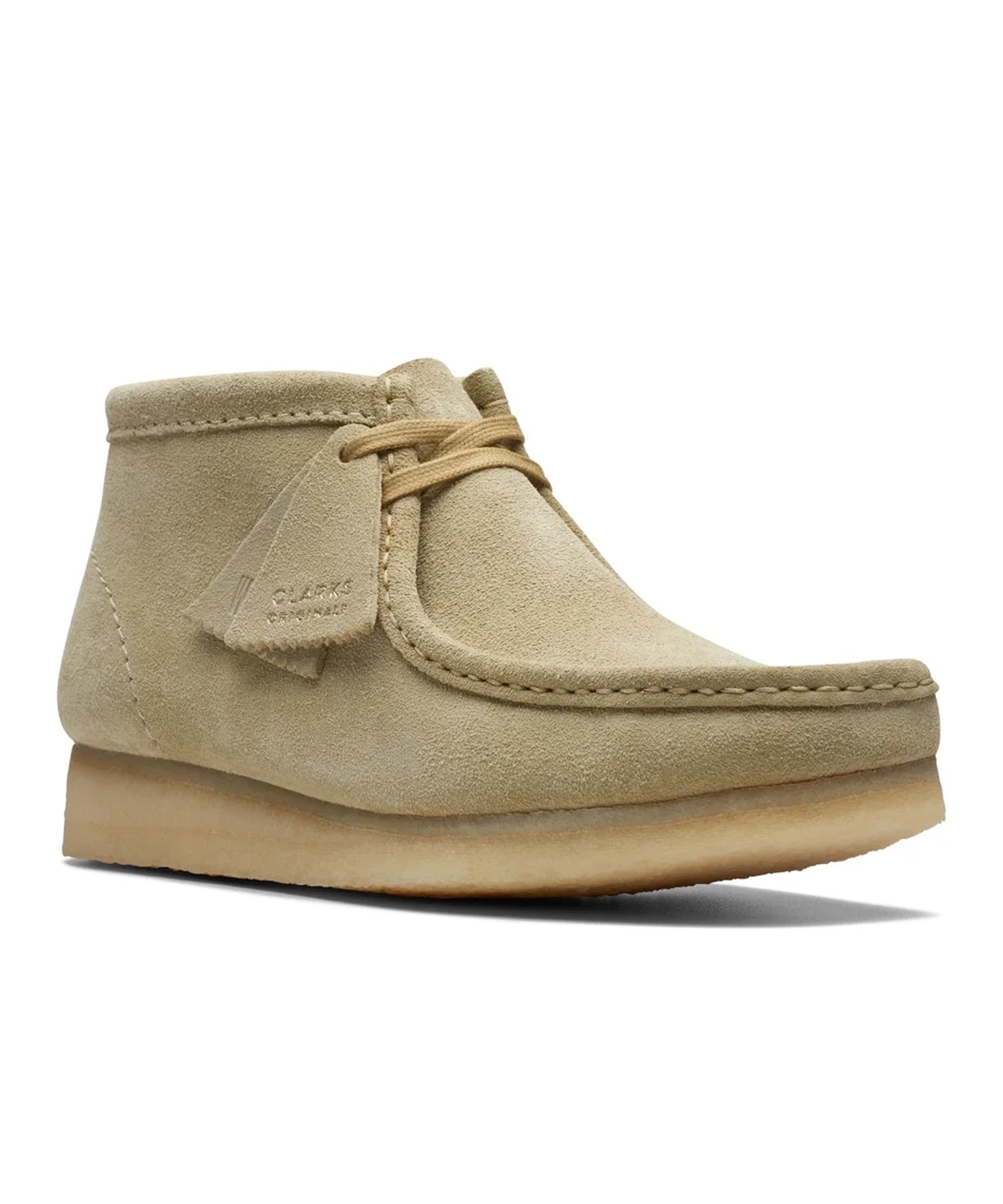 Clarks Originals/クラークス オリジナルス Wallabee Boot レディース ワラビーブーツ モカシン デッキシューズ メープルスエード 26155520(MAPLE-23.0cm)