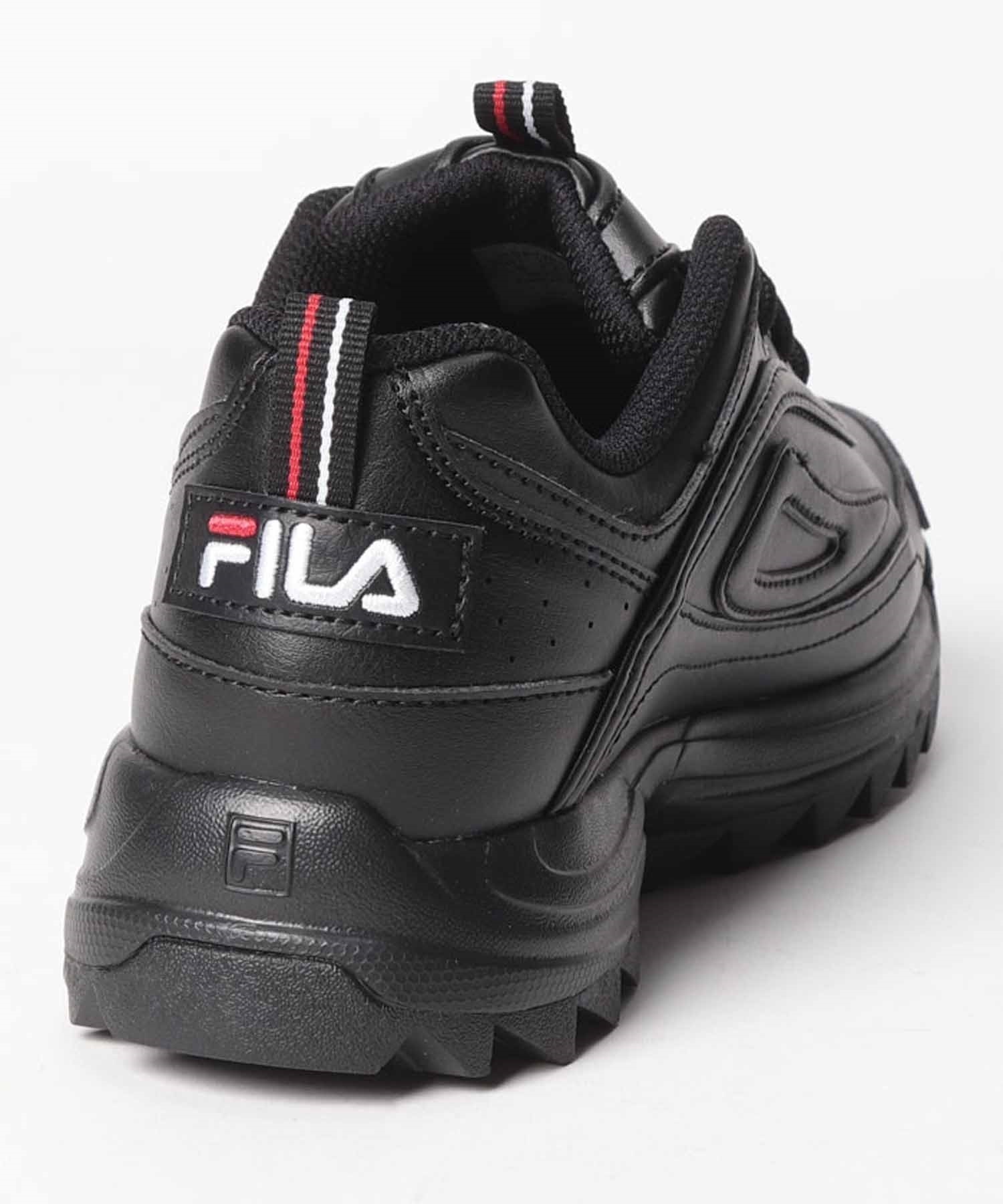 FILA/フィラ Distorter Premium ディストーター プレミアム レディース スニーカー 軽量 WSS23012-027(BLACK-22.5cm)