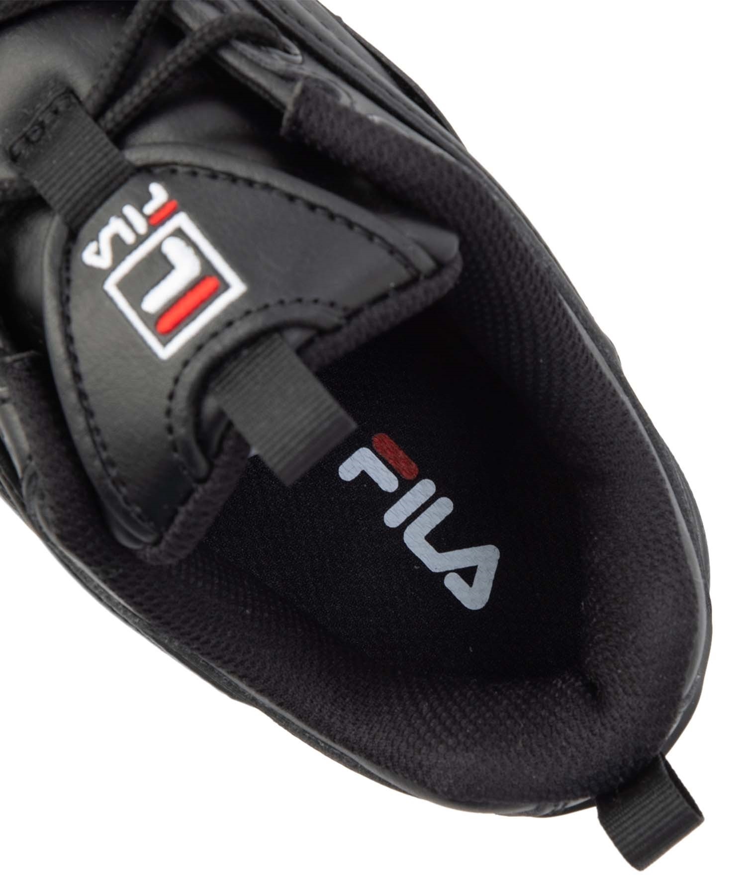 FILA/フィラ Distorter Premium ディストーター プレミアム レディース スニーカー 軽量 WSS23012-027(BLACK-22.5cm)