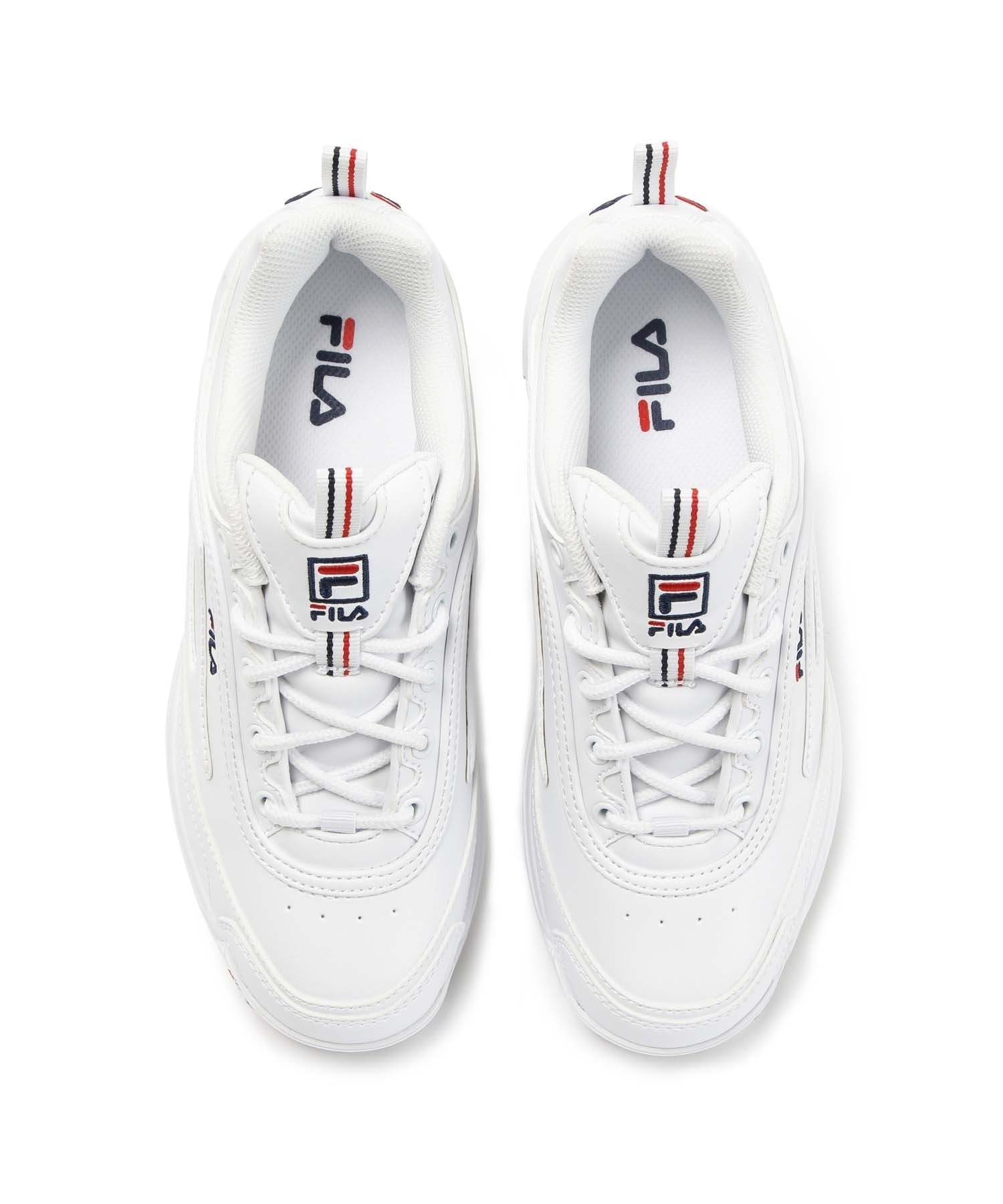 FILA/フィラ Distorter Premium ディストーター プレミアム レディース スニーカー 軽量 WSS23012-125(W/N/R-22.5cm)