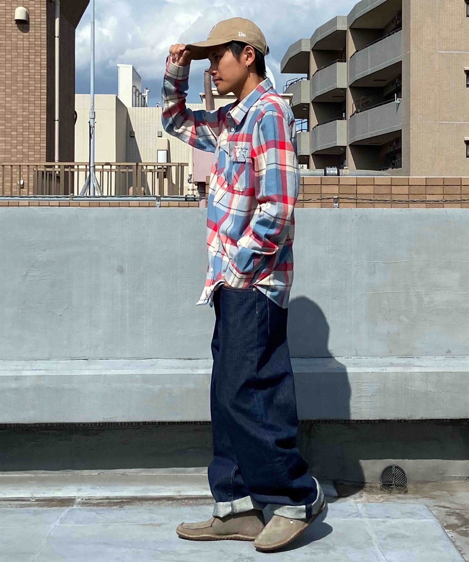 Conqueror/コンカラー LUCASルーカス メンズ 幅広 レザー 撥水