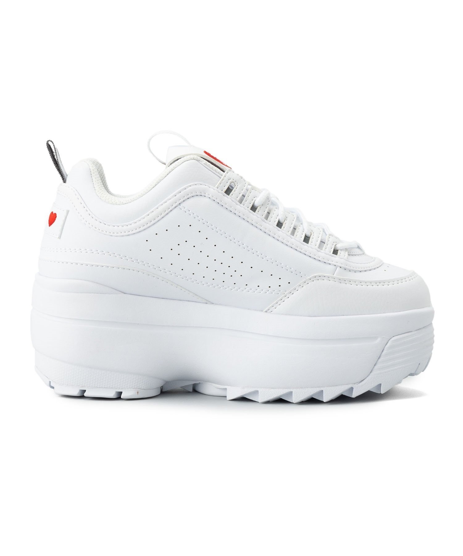 FILA/フィラ Disruptor2 Wedge Heart ディスラプター2 ウェッジ ハート レディース スニーカー WFW23042-155(WT/PK-22.5cm)