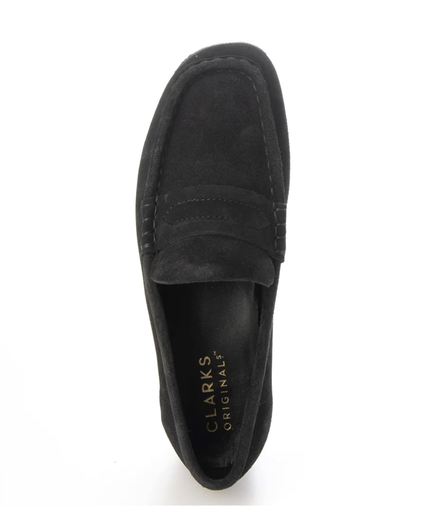 Clarks Originals/クラークス WallabeeLoafer レディース ワラビーローファー ブラックスエード 26173509(BLKSD-23.0cm)