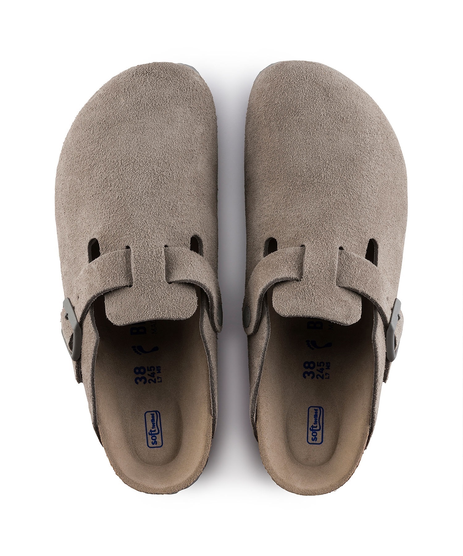 BIRKENSTOCK/ビルケンシュトック Boston SFB Suede ボストン ソフトフットベッド スウェード サンダル コルク レギュラー幅 1020549(SCOIN-26.0cm)