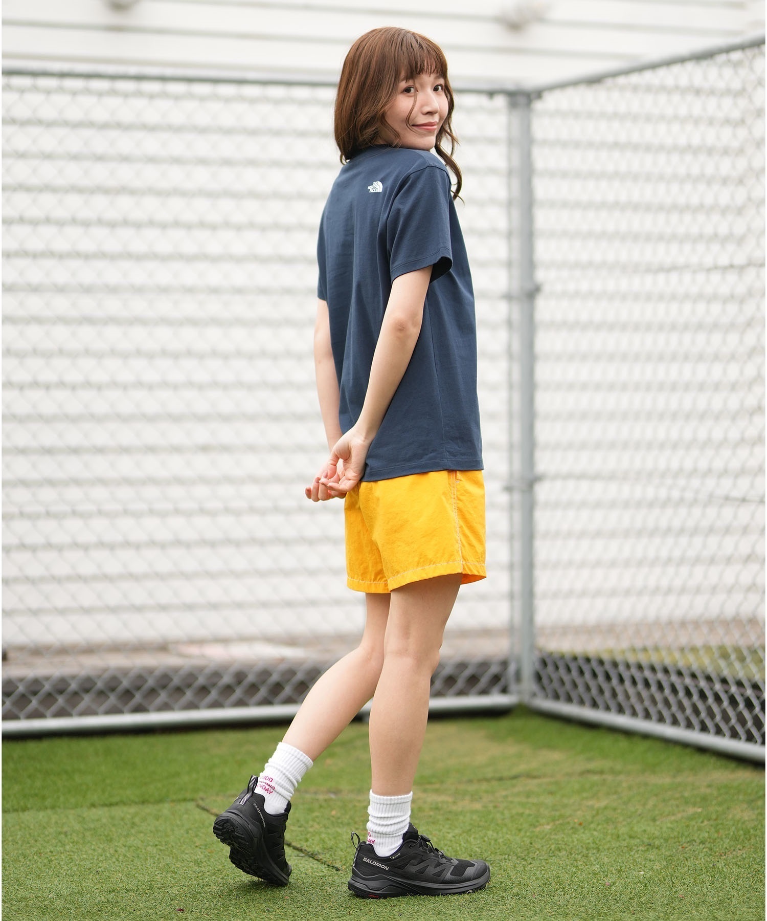 SALOMON/サロモン X-ADVENTURE GTX W エックスアドベンチャーゴアテックスウィメンズ レディース シューズ 防水 アウトドア L47321800(BLACK-23.0cm)