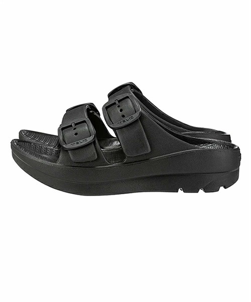 TELIC テリック W-BUCKLE ユニセックス #サンダル 靴 リカバリーサンダル IX1 D5(Black-S)
