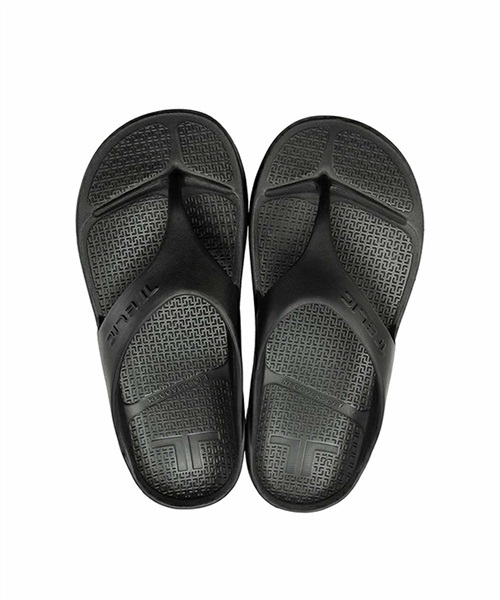 TELIC テリック W-FLIP FLOP ユニセックス #サンダル 靴 リカバリーサンダル IX1 D5(Black-S)