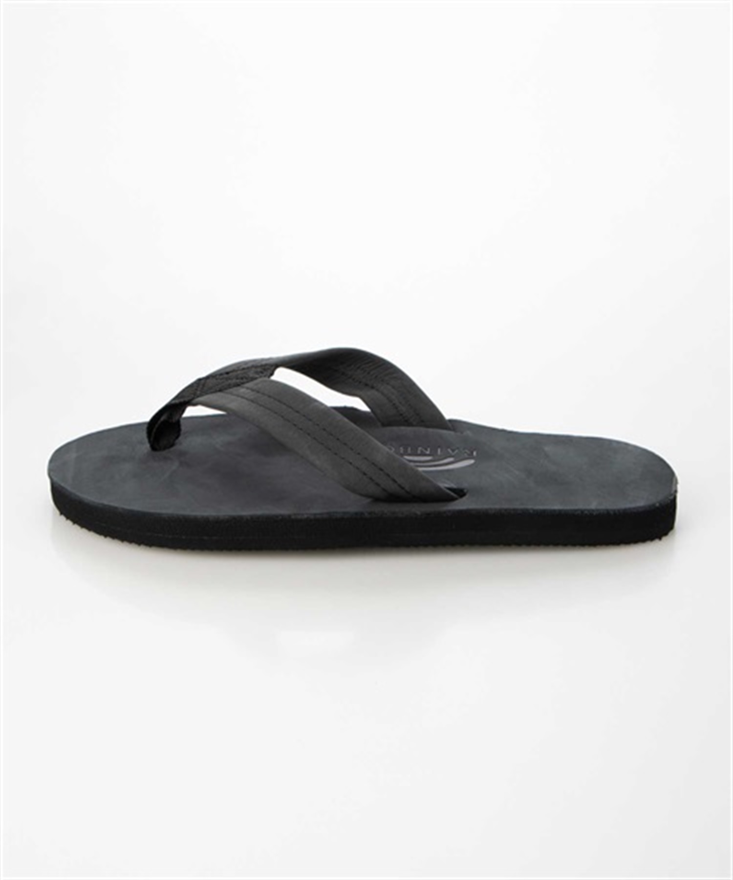 RAINBOW SANDALS レインボーサンダルズ シングルレイヤー・プレミア・レザー 301ALTS-PL メンズ シューズ サンダル ビーチサンダル KK1 E6(BKBK-S)